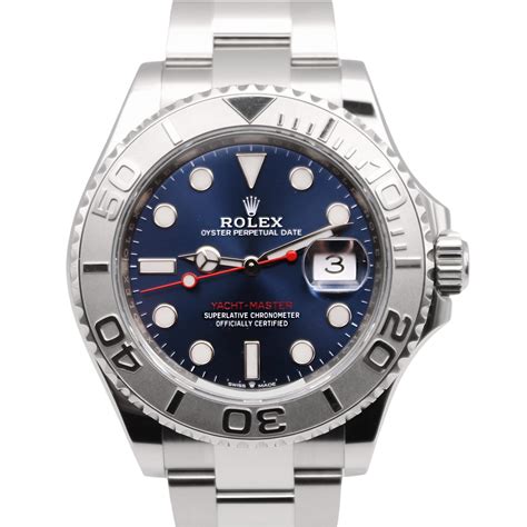 rolex yachmaster blue|rolex yachtmaster blue dial 40mm.